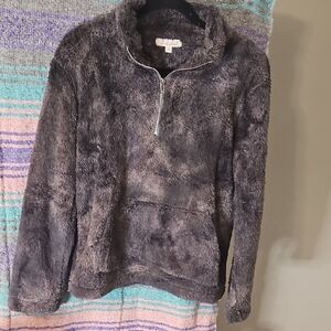 Cozy Gray Fleece Women's Hoodie